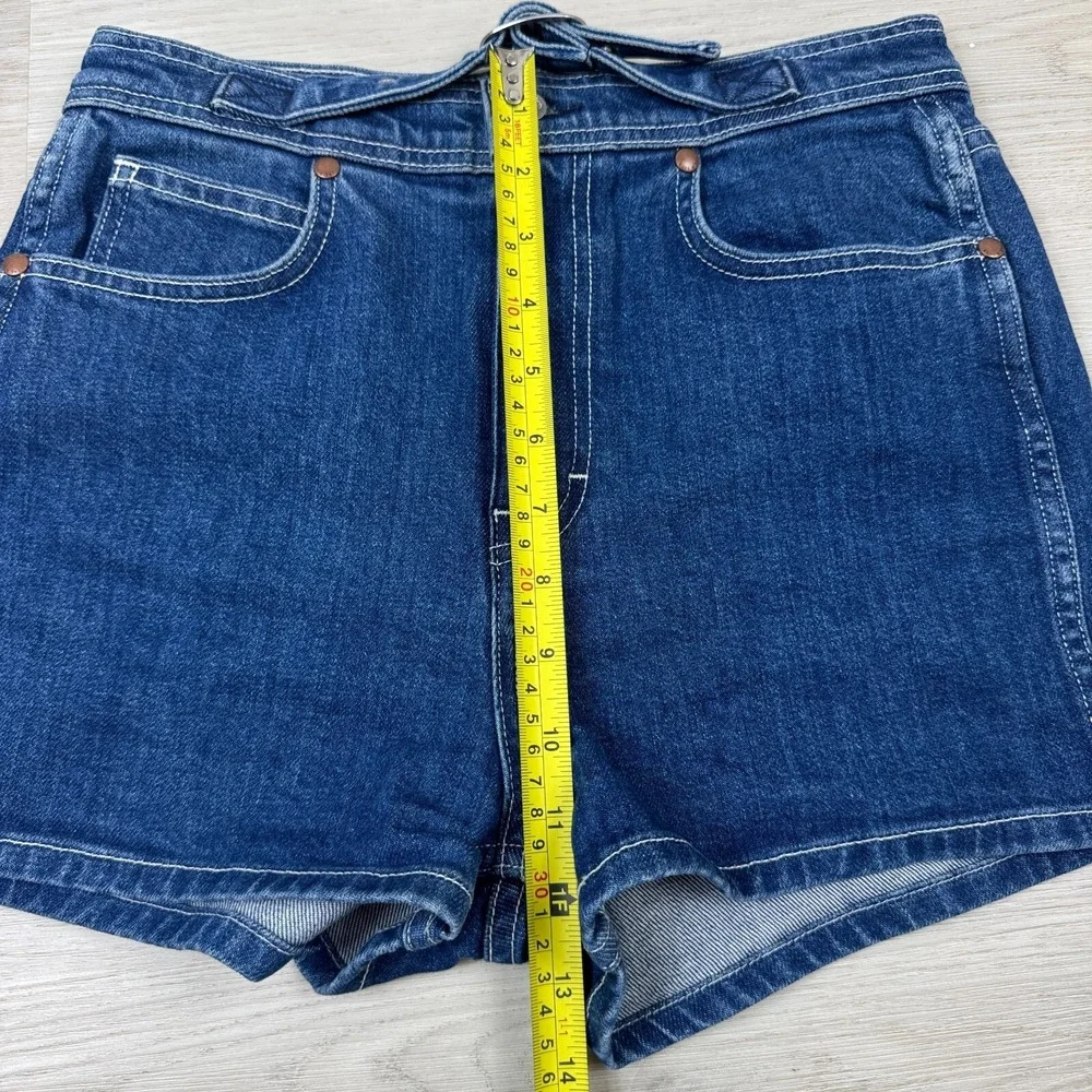 Rag & Bone Derby Denim High Rise Jean Shorts Womens 26 Medium Wash